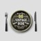 60th Birthday Vintage Dude Paper Dessert Plates 7 Inch for Party and Celebration Decor